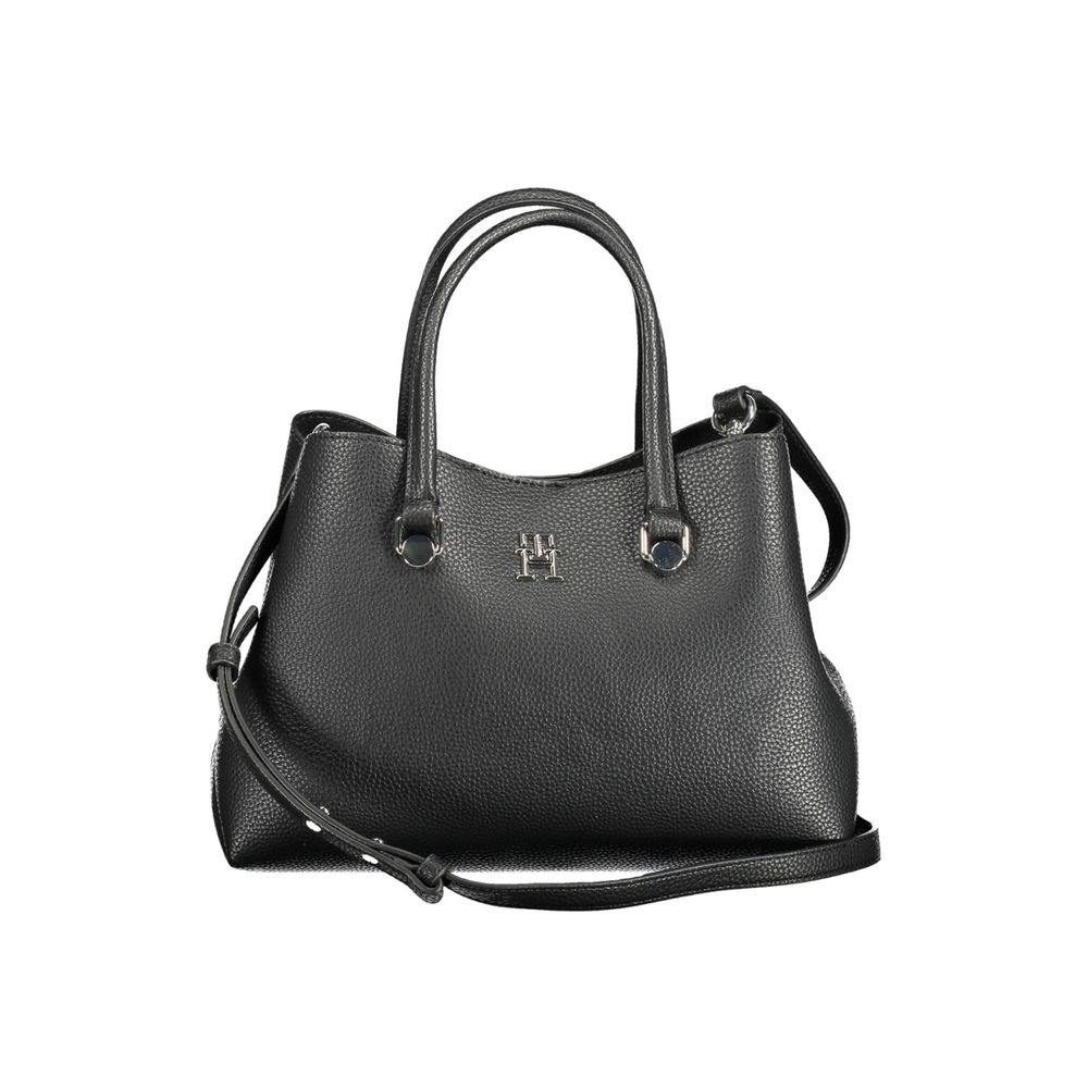 Tommy Hilfiger Black Polyester Women Handbag Tommy Hilfiger