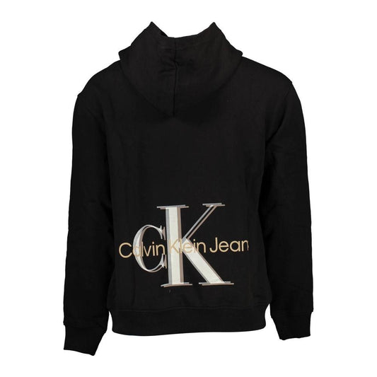 Calvin Klein Black Cotton Men Sweatshirt Calvin Klein