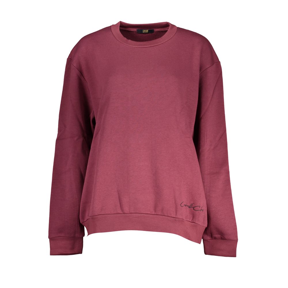 Cavalli Class Elegant Fleece Crew Neck Sweatshirt Cavalli Class