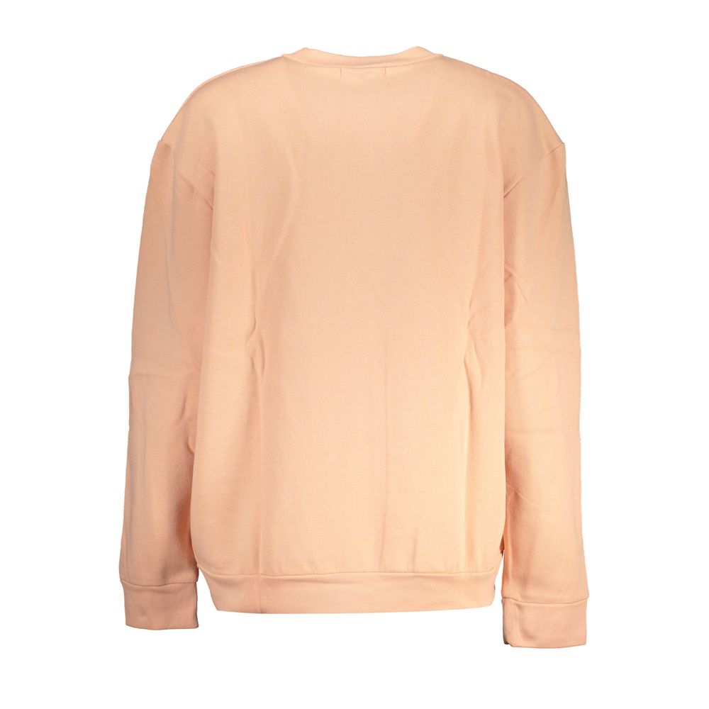 Cavalli Class Elegant Pink Fleece Crew Neck Sweater Cavalli Class