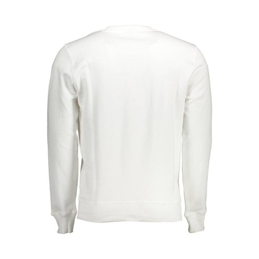 North Sails White Cotton Men Sweater North Sails