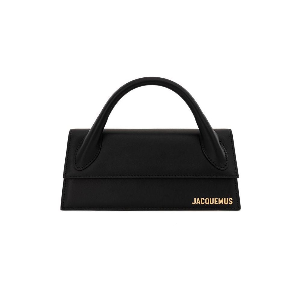 Jacquemus Elegant Black Leather Handbag Jacquemus