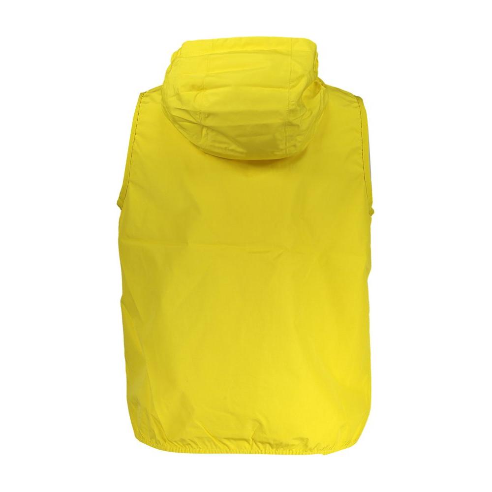 K-WAY Sleek Sleeveless Yellow Designer Jacket