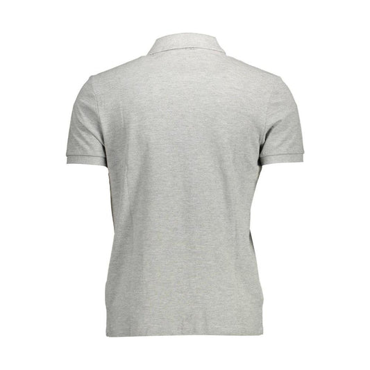 North Sails Gray Cotton Men Polo Shirt North Sails