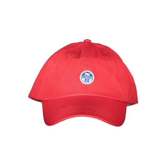 North Sails Red Cotton Men Cap North Sails