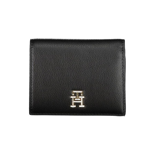 Tommy Hilfiger Black Polyethylene Women Wallet Tommy Hilfiger