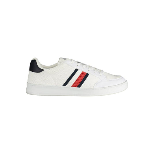 Tommy Hilfiger White Polyester Men Sneaker Tommy Hilfiger