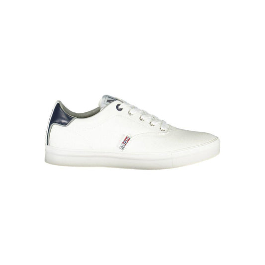 Napapijri White Polyester Men Sneaker Napapijri