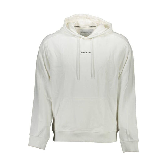 Calvin Klein White Cotton Men Sweater Calvin Klein