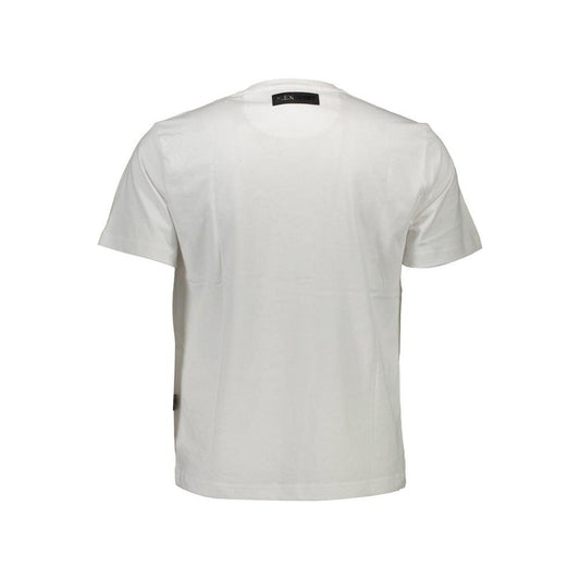 Plein Sport White Cotton Men T-Shirt Plein Sport