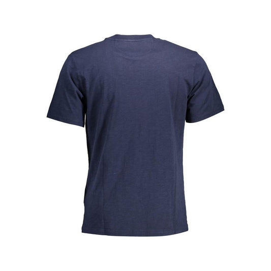 La Martina Blue Cotton Men T-Shirt