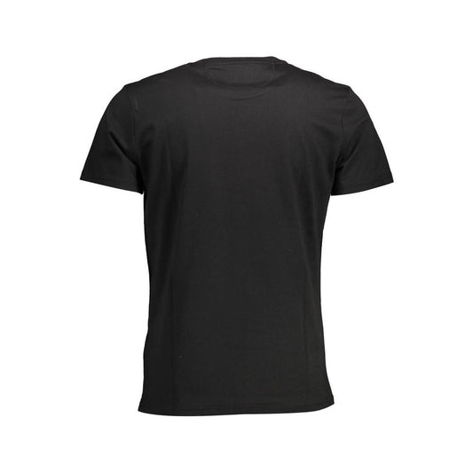 La Martina Black Cotton Men T-Shirt