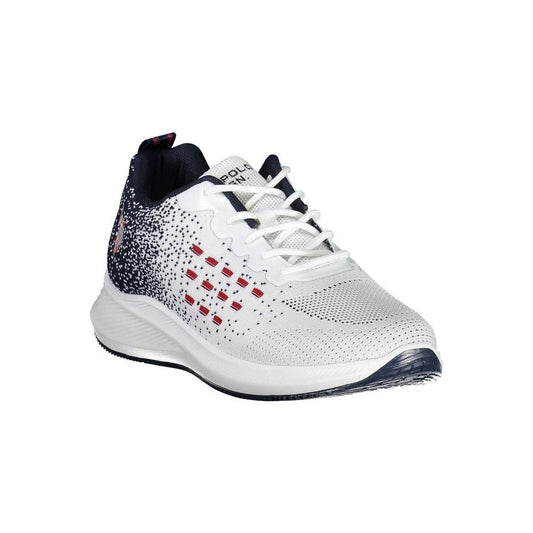 U.S. POLO ASSN. White Polyester Men Sneaker