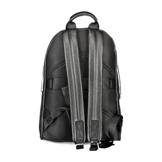 Calvin Klein Black Polyester Men Backpack Calvin Klein