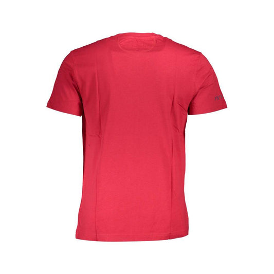 La Martina Red Cotton Men T-Shirt