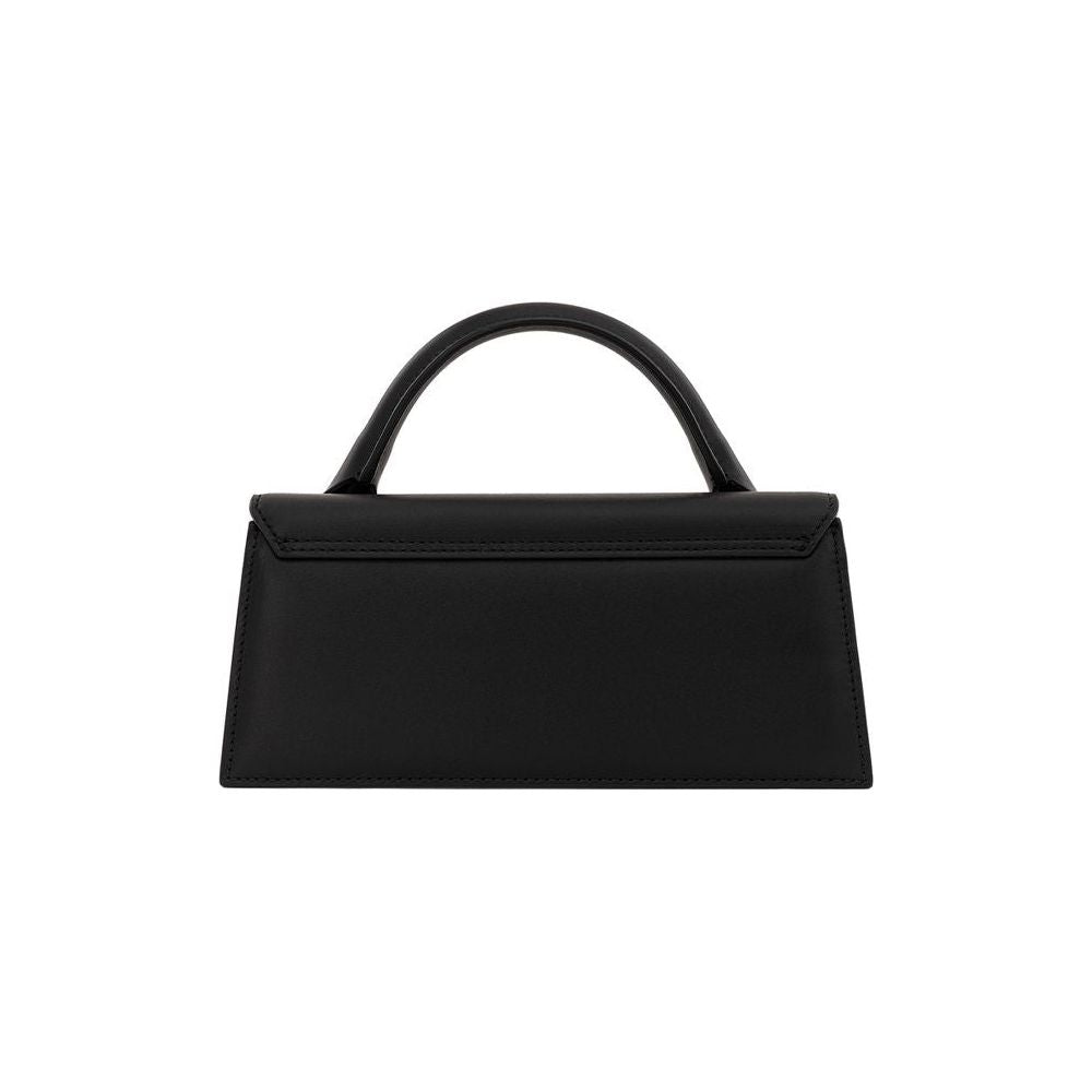 Jacquemus Elegant Black Leather Handbag Jacquemus