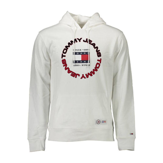 Tommy Hilfiger White Cotton Men Sweater Tommy Hilfiger