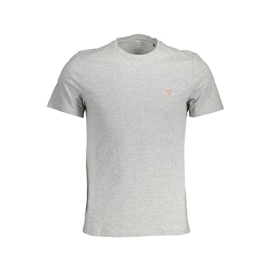 Guess Jeans Gray Cotton Men T-Shirt