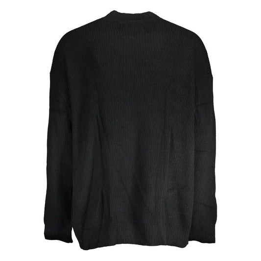 Calvin Klein Black Cotton Men Sweater Calvin Klein