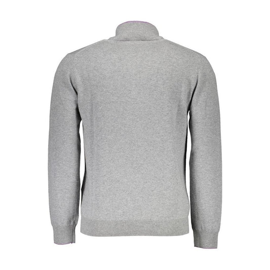 Harmont & Blaine Gray Wool Men Sweater Harmont & Blaine