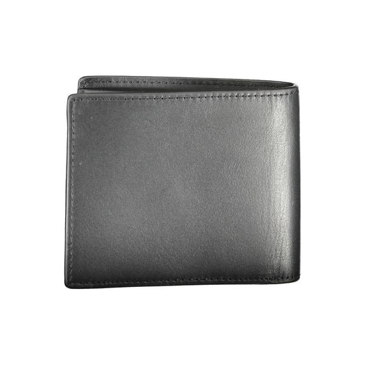 Tommy Hilfiger Black Leather Men Wallet Tommy Hilfiger