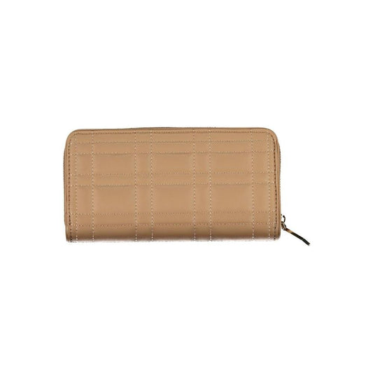 Calvin Klein Beige Polyester Women Wallet Calvin Klein