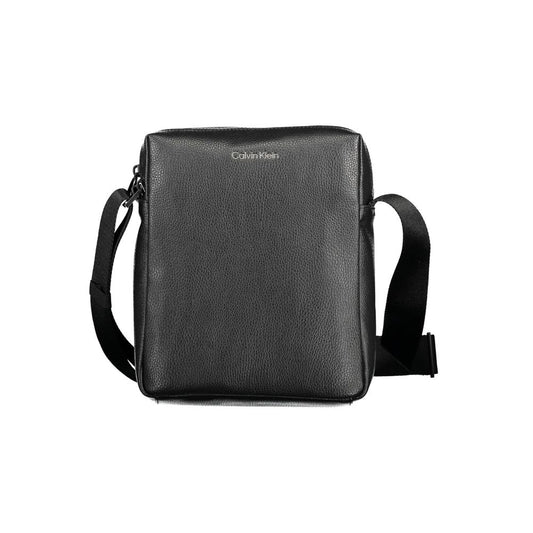 Calvin Klein Black Polyester Men Shoulder Bag Calvin Klein