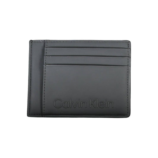 Calvin Klein Black Polyester Men Wallet Calvin Klein