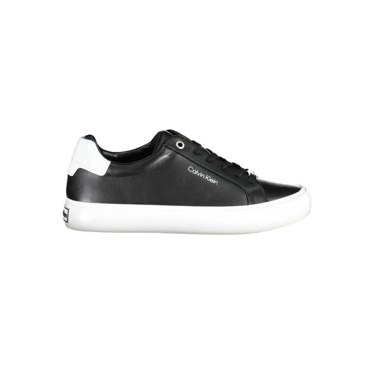 Calvin Klein Black Leather Women Sneaker Calvin Klein