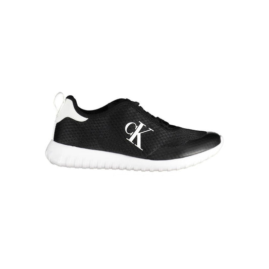 Calvin Klein Black Polyester Men Sneaker Calvin Klein