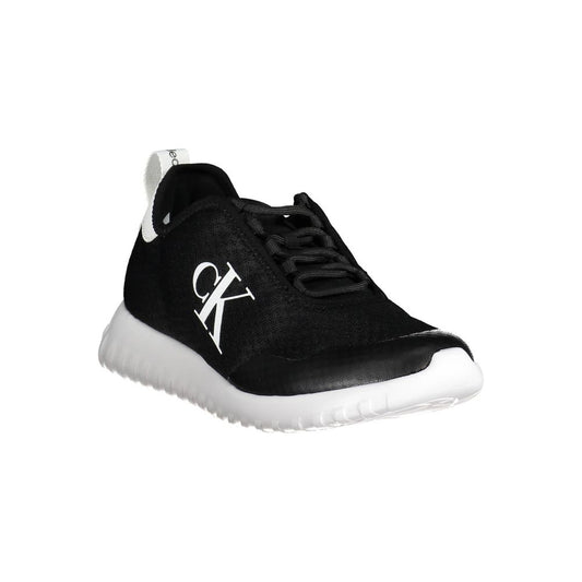 Calvin Klein Black Polyester Men Sneaker Calvin Klein