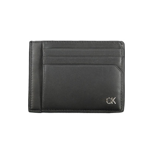 Calvin Klein Black Leather Wallet Calvin Klein