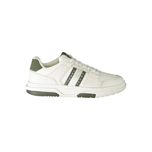 Tommy Hilfiger White Polyethylene Men Sneaker