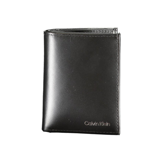 Calvin Klein Black Leather Wallet Calvin Klein