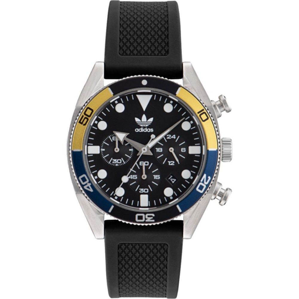 Adidas Black Synthetic Sport Watch