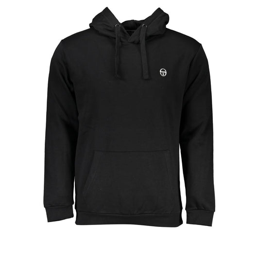 Sergio Tacchini Black Cotton Sweater Sergio Tacchini