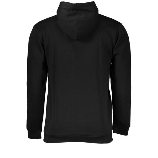 Sergio Tacchini Black Cotton Sweater Sergio Tacchini