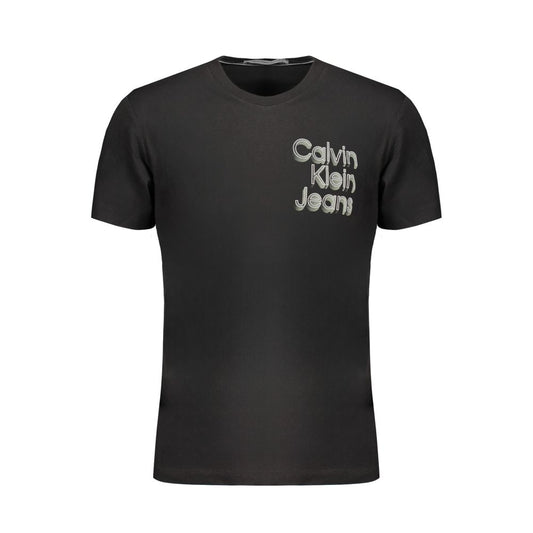 Calvin Klein Black Cotton T-Shirt Calvin Klein