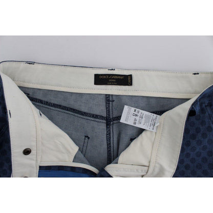 Dolce & Gabbana Polka Dotted Stretch Capri Jeans
