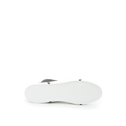 Roberto Cavalli Black Suede Leather High Top Sneakers