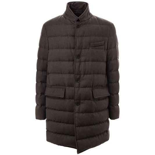 Herno Brown Wool Jackets & Coat