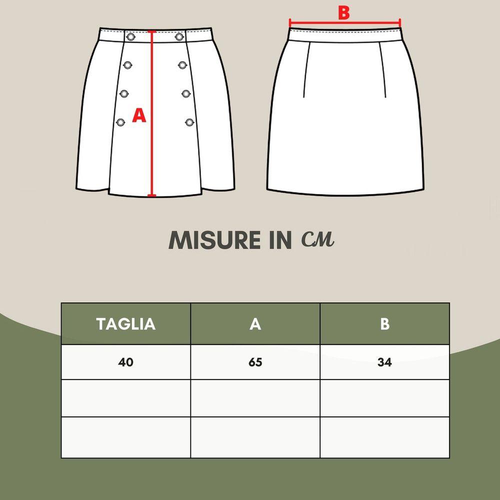 تنورة لارديني الأنيقة من الفيسكوز باللون الأصفر للنساء
