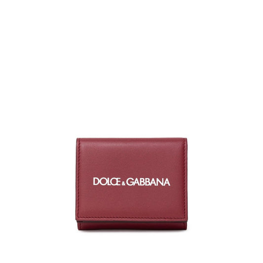 Dolce & Gabbana Red Calfskin Wallet