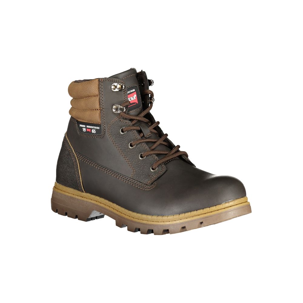 Carrera Marrone Poliuretano Men Ankle Boot