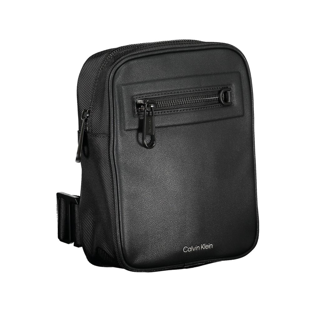 Calvin Klein Black Polyester Men's Shoulder Bag