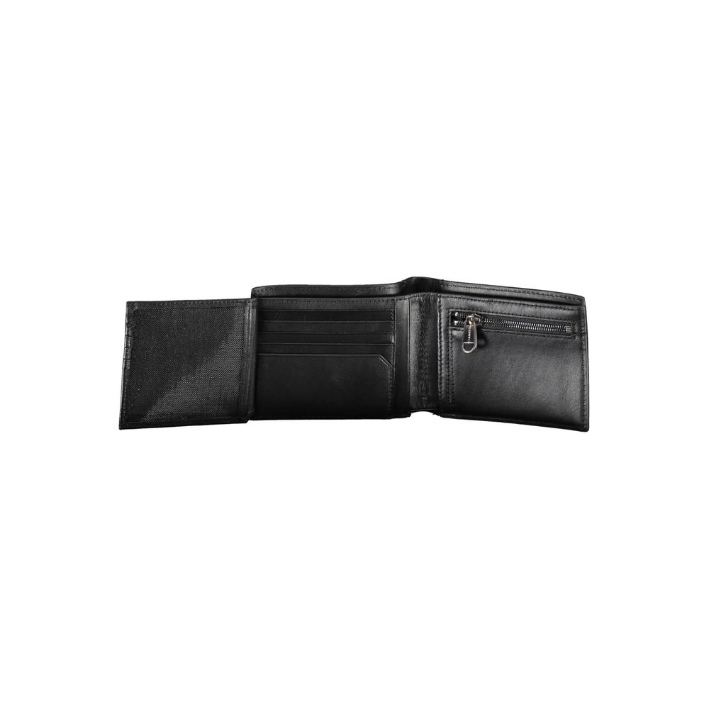 Calvin Klein Black Eco-Leather Men Wallet