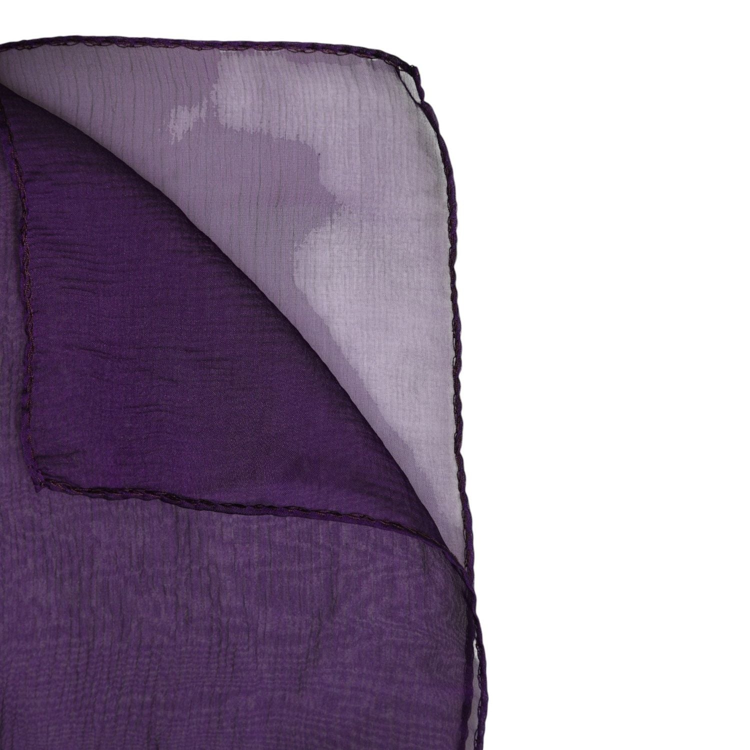 Dolce & Gabbana Purple Silk Rectangle Wrap Shawl Scarf