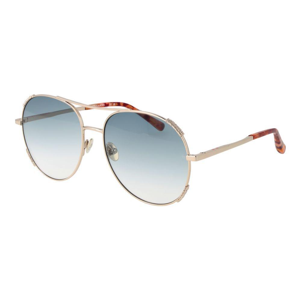 Scotch & Soda Gold Acetate Sunglasses