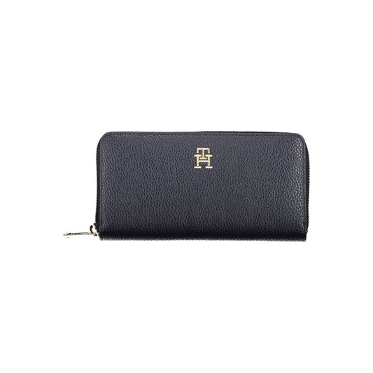 Tommy Hilfiger Blue Polyurethane Women Wallet