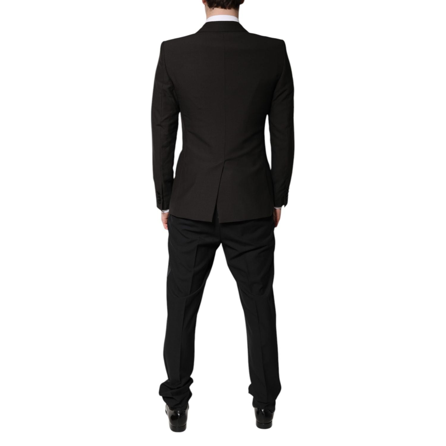 Dolce & Gabbana Dark Gray Single Breasted Formal 3 Piece Suit